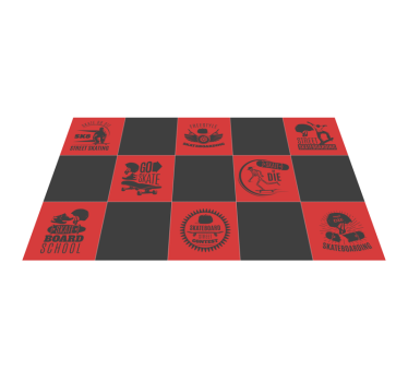 detský vinylový hry s tematikou skateboardu - Tenstickers