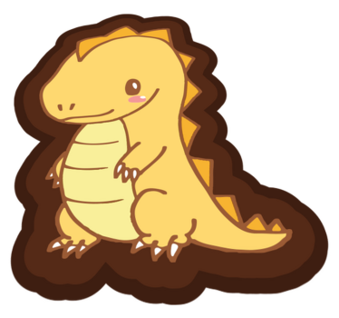 detský vinylový koberec roztomilý dinosaurus dinosaurus - Tenstickers