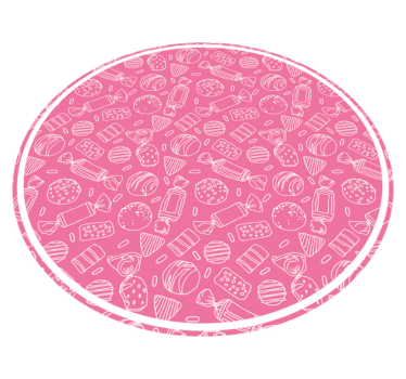 rôzne vinylové koberce pre deti cadny ružový vzor - Tenstickers
