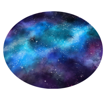 Detský hmlovinový priestor pre deti vinylový koberec - Tenstickers