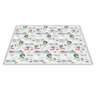 detský vinylový koberec lietajúce medvede - Tenstickers