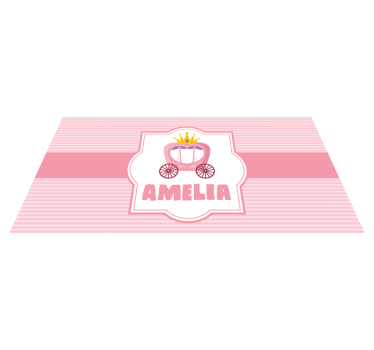 rôzne vinylové koberce pre deti kočiar princeznej na mieru - Tenstickers