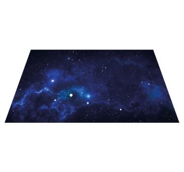 hviezdy vinylový koberec scéna kozmickej hmloviny - Tenstickers