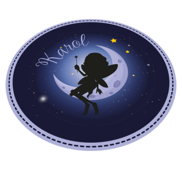 Rôzne vinylové koberce pre deti snívanie pri mesačnom svetle - Tenstickers