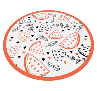 rôzne vinylové koberce pre deti vzory sladkých srdiečok - Tenstickers
