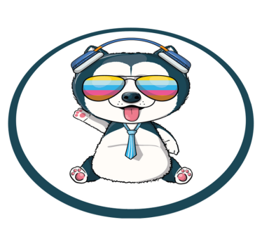 detský vinylový koberec cool psíčka - Tenstickers