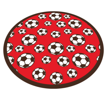 detský vinylový hry motív futbalovej lopty - Tenstickers