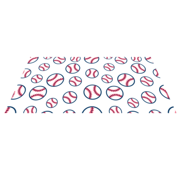 detský vinylový hry bejzbalový vzor - Tenstickers