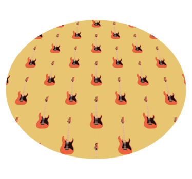 rôzne vinylové koberce pre deti gitarový vzor - Tenstickers