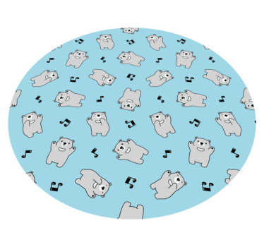 vinylový koberec pre bábätko veselé medvedie postavičky - Tenstickers