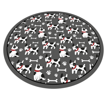 rôzne vinylové koberce pre deti hravé vzory psov - Tenstickers