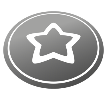 Hviezdy vinylový koberec štýlový šedý motív - Tenstickers