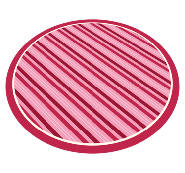 detský vinylový koberec ružovo pruhovaná elegancia - Tenstickers