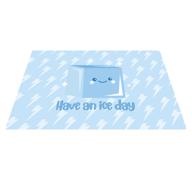 detský vinylový koberec dajte si ľad - Tenstickers