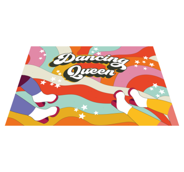 rôzne vinylové koberce pre deti vzor tancujúcej kráľovnej - Tenstickers
