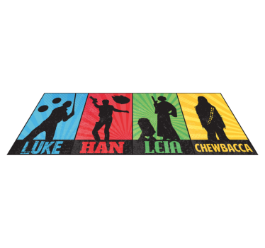 detský vinylový hry cesta hrdinov - Tenstickers