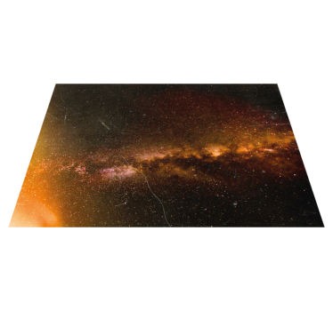 hviezdy vinylový koberec pohľad na kozmickú galaxiu - Tenstickers