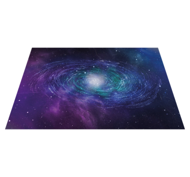 hviezdy vinylový koberec galaktický vírový vzor - Tenstickers