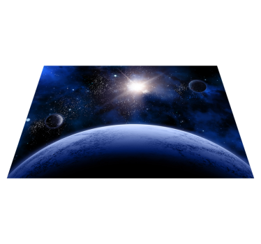 rôzne vinylové koberce pre deti kozmická hviezdna scéna - Tenstickers