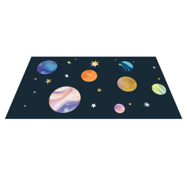 Vesmír a hviezdy hviezdny koberec - Tenstickers