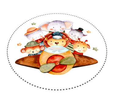 detský vinylový koberec detskí spoločníci - Tenstickers