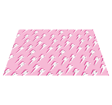 rôzne vinylové koberce pre deti ružový bleskový vzor - Tenstickers