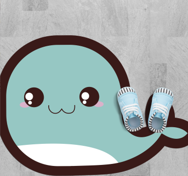 Anime zviera veľryba mat - Tenstickers