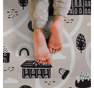 Cierne a biele cesty cesta mat - Tenstickers