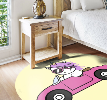 Cool jednorožec jazdiaci zvieracia rohož - Tenstickers