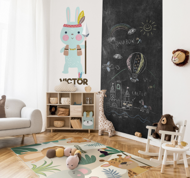 Detský nordic jungle animals detský vinylový koberec - Tenstickers