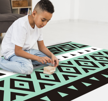detský vinylový hry geometrická herná dráha - Tenstickers
