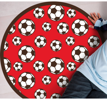 detský vinylový hry motív futbalovej lopty - Tenstickers