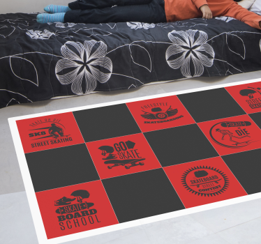 detský vinylový hry s tematikou skateboardu - Tenstickers