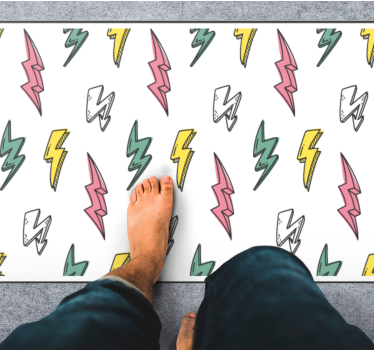 detský vinylový hry vzor blesku - Tenstickers