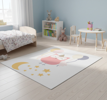 Detský vinylový koberec sviatočná sova - Tenstickers