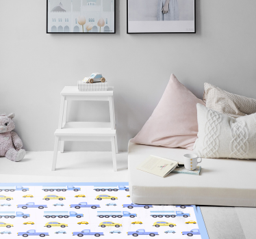 detský vinylový koberec hravá dopravná téma - Tenstickers