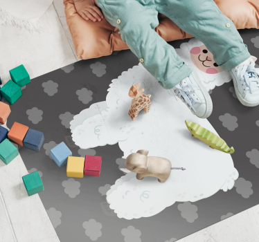 rôzne vinylové koberce pre deti hravý tvar alpaky - Tenstickers
