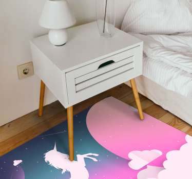 detský vinylový koberec magický jednorožec - Tenstickers