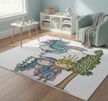 Detský vinylový koberec magický svet - Tenstickers