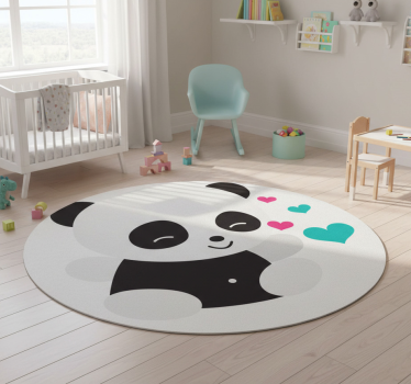 Detský vinylový koberec roztomilý medvedík panda - Tenstickers