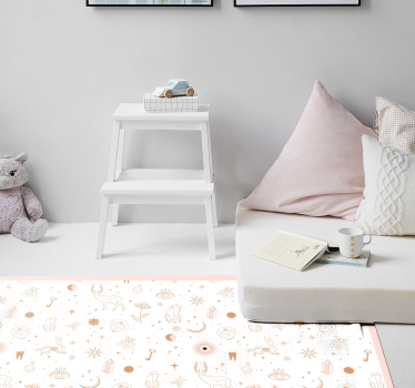 vinylový koberec pre bábätko nebeský minimalistický dizajn - Tenstickers