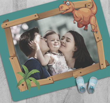 detský vinylový koberec prispôsobiteľný dinosaurus - Tenstickers