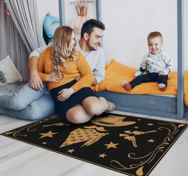 detský vinylový koberec s kovbojskou tematikou - Tenstickers