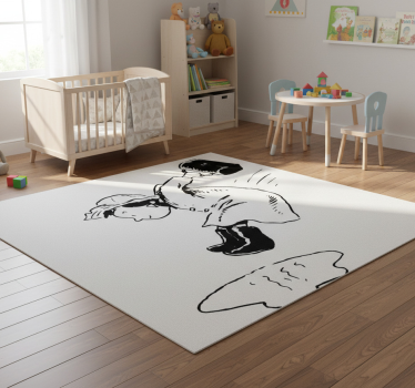 Detský vinylový koberec skáče do kaluže - Tenstickers