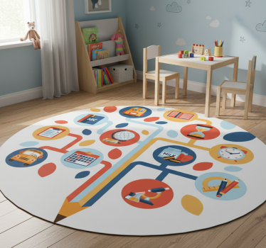 Detský vinylový koberec strom poznania - Tenstickers