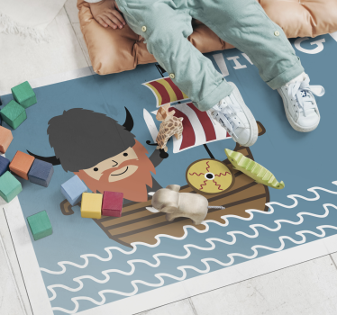 rôzne vinylové koberce pre deti vikingské dobrodružstvo - Tenstickers