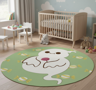 Detský vinylový koberec zábavný duch pre deti - Tenstickers