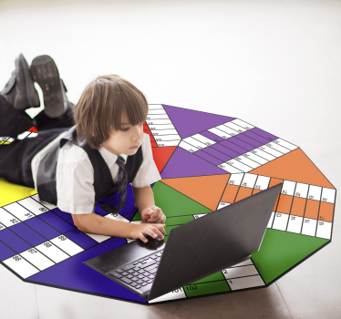detský vinylový hry vzdelávací koláčový graf - Tenstickers