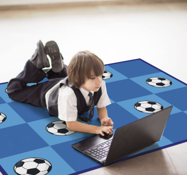 Futbalový štvorec herný koberec - Tenstickers