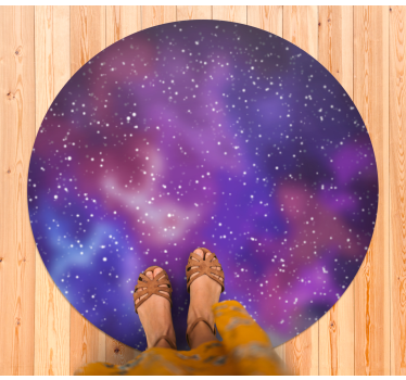 hviezdy vinylový koberec inšpirované galaxiou - Tenstickers